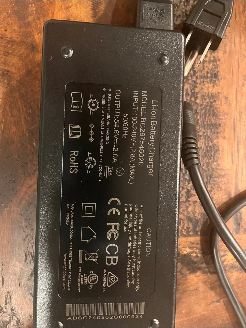 Genuine Li-ON Battery Charger